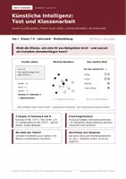 Vorschau - Test - Paket: Tests Informatik Klasse 7–10 – 5 Klassenarbeiten A/B - Seite 1