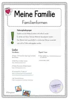 Vorschau - Bildkarten - Familie: Familienformen/Familienarten - Seite 1