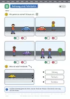 Vorschau - Unterrichtsreihen - Verkehrserziehung: Klar unterwegs - Komplettpaket Klasse 1-4 | 9 Hefte, 4-fach differenziert | 256 Arbeitsblätter & 9 Abschlusstests: Verkehrszeichen, Schulweg, Fahrrad, Blaulicht | Grundschule, Förderschule, Inklusion - Seite 3