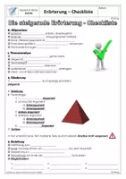 Vorschau - Arbeitsblätter - AB Checkliste eingliedrige Erörterung - Deckblatt