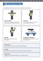 Vorschau - Unterrichtsreihen - Verkehrserziehung: Die Polizei im Straßenverkehr Klasse 1-4 | 4-fach differenziert | 28 Arbeitsblätter & Abschlusstest: Polizeizeichen, Kelle, Unfall, Notruf 110 | Grundschule, Förderschule, Inklusion - Seite 2