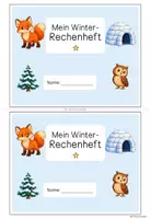 Vorschau - Arbeitsblätter - Winter Mathe Klasse 3 – Miniheft Zahlenraum 1000 & Einmaleins | 3-fach differenziert mit Lösungen | Halbschriftlich rechnen, Geldeinsatz, Sachaufgaben - Seite 3