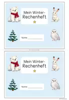 Vorschau - Arbeitsblätter - Winter Mathe Klasse 4 | Miniheft | Zahlenraum Million & schriftliche Rechenverfahren | 3-fach differenziert - Seite 3