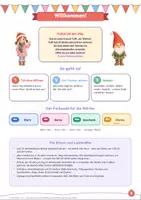 Vista previa - Unidades / Secuencias / Situaciones de Aprendizaje - Weihnachts-Woerter_Adventskalender-Abenteuer - página 1