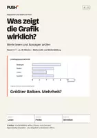 Vorschau - Stundenentwürfe - Diagramme lesen – Arbeitsblätter mit Lösungen Kl. 6–7 - Deckblatt