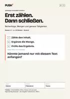 Vorschau - Stundenentwürfe - Klare Arbeitsschritte – Arbeitsblätter mit Lösungen Kl. 6–7 - Deckblatt