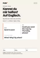 Vorschau - Stundenentwürfe - Make a clear request – Arbeitsblätter mit Lösungen Kl. 6–7 - Deckblatt
