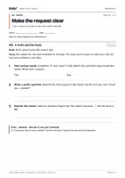 Vorschau - Stundenentwürfe - Make a clear request – Arbeitsblätter mit Lösungen Kl. 6–7 - Seite 3