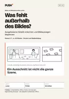 Vorschau - Stundenentwürfe - Ausschnitte vergleichen – Arbeitsblätter mit Lösungen Kl. 6–7 - Deckblatt
