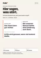 Vorschau - Stundenentwürfe - Fair kritisieren – Arbeitsblätter mit Lösungen Kl. 7–8 - Deckblatt