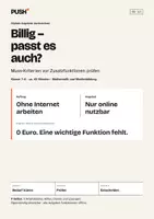 Vorschau - Stundenentwürfe - Bedarf und Kosten – Arbeitsblätter mit Lösungen Kl. 7–8 - Deckblatt