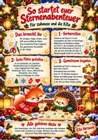 Vorschau - Bildkarten - Lio & Ida suchen das Sternenlicht – Winterliche Schatzsuche mit 6 Mitmachstationen für Kita und Zuhause - Seite 1