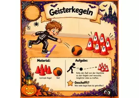 Vorschau - Bildkarten - Bildkarten Halloween Bewegungsstationen / Sport / Grundschule - Seite 3