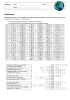 Vorschau - Arbeitsblätter - Erdkunde-Suchsel – Vulkanismus, Plattentektonik - Seite 1