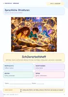 Vorschau - Unterrichtsreihen - Deutsch 6. Klasse Sprachliche Strukturen untersuchen und reflektieren - Deckblatt