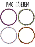 Vorschau - selbst erstellte Cliparts/Grafiken - PNG Clipart-Rahmen für dein Material! - Seite 3