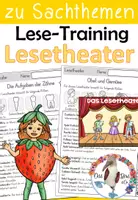 Vorschau - Arbeitsblätter - Lesetheater - Sachtexte / Sachwissen - Lesen mit Betonung - Lese-Training mal anders - Deckblatt