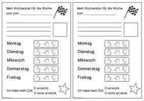 Vorschau - Arbeitsblätter - Individuelles Tokensystem / Verstärkersystem / Belohnungssystem - Seite 3