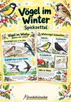 Vorschau - Merkblätter - Tiere und ihre Lebensräume Spickzettel Materialpaket – Sachunterricht Klasse 3–4 - Seite 1