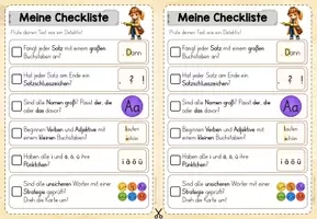 Vorschau - Poster - FRESCH Rechtschreib-Checkliste Klasse 3/4 – Karte für die Federtasche - Seite 3