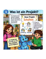 Vorschau - Unterrichtsreihen - WiB 6 Projekt - Deckblatt