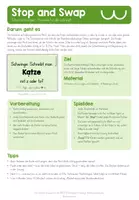 Vorschau - Spiele - Stop and Swap Silben schwingen FRESCH – 39 Karten mit Lösungen | Rechtschreibstrategien Klasse 3/4 - Seite 1