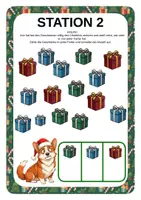Vorschau - Stationenlernen - Weihnachts-Rallye Vorschule – Mathe-Stationenlauf | 10 Stationen zum Zählen & Malen | 11 Seiten - Seite 2
