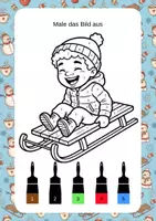 Vorschau - Arbeitsblätter - Wintermathe 1. Klasse – Leicht | Zählen & Mengen bis 20 | 15 Seiten - Seite 3