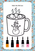Vorschau - Arbeitsblätter - Wintermathe 1. Klasse – Mittel | Plus & Minus bis 25 | 15 Seiten - Seite 2