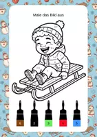 Vorschau - Arbeitsblätter - Wintermathe 1. Klasse – Mittel | Plus & Minus bis 25 | 15 Seiten - Seite 3