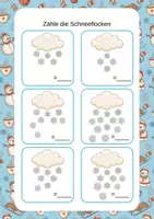 Vorschau - Arbeitsblätter - Wintermathe 1. Klasse | 3 Schwierigkeitsstufen | Differenziertes Materialpaket – 45 Seiten - Seite 2