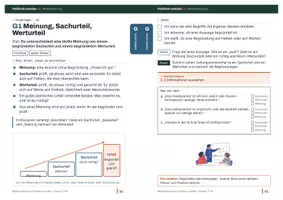 Vorschau - Arbeitsblätter - Politisch urteilen und Stellung nehmen: Methodenkarten | Klasse 7–10 - Seite 1