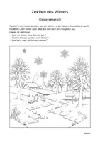 Vorschau - Unterrichtsreihen - Alles über den Winter – Winterzeichen, Versuche & Winterschlaf | Klasse 1-2 | 21 Seiten - Seite 1