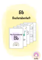 Vorschau - Arbeitsblätter - Buchstabenheft Bb - Buchstabeneinführung - Deckblatt