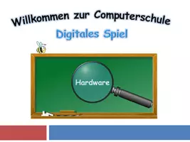 Vorschau - Unterrichtsreihen - 8 digitale Spiele "Das Computer 1x1" - Deckblatt