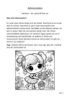 Vorschau - Unterrichtsreihen - Alles über die Jahreszeiten – Sommer, Herbst, Winter & Frühling | Klasse 1-2 | 37 Seiten - Seite 1