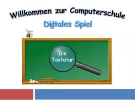 Vorschau - Spiele - Kleine Computerschule digitales Spiel Die Tastatur - Deckblatt
