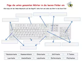 Vorschau - Spiele - Kleine Computerschule digitales Spiel Die Tastatur - Seite 1