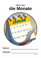 Vorschau - Unterrichtsreihen - Jahreszeiten-Paket Klasse 1-2 | Frühling, Sommer, Herbst, Winter & Monate | 6 Hefte - Seite 1