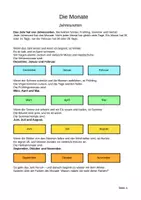 Vorschau - Unterrichtsreihen - Alles über die Monate – Monate, Jahreszeiten & Tier des Monats | Klasse 1-2 | 18 Seiten - Seite 3