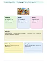 Vorschau - Unterrichtsreihen - Ethik 6. Klasse Mittelschule Bayern: Ausdrucksformen und Zeugnisse der Religiosität 🌍📖✨ - Seite 2