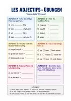 Vorschau - Arbeitsblätter - Französisch Klasse 6 – Artikel, être/avoir, Présent, Possessivbegleiter, Adjektive & Zahlen - Seite 2
