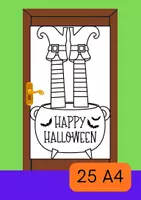 Vista previa - Decoración del aula - Collage de Halloween para Imprimir -25 Páginas A4 | Decoración del Aula - Portada