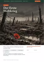 Vorschau - Unterrichtsreihen - Der Erste Weltkrieg: Unterrichtsreihe zu Ursachen, Front, Heimat und Erinnerung mit Medienkompass | Klasse 8 und 9 - Deckblatt