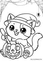 Vista previa - Manualidades / Dibujos para colorear - Dibujos Halloween colorear @ELEGISERMAESTRA - página 3
