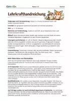 Vorschau - Arbeitsblätter - Sprechverben wählen Wortwahlkarte Klasse 3–4 - Seite 1