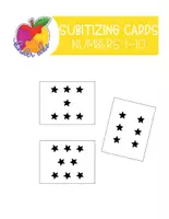 Vorschau - Poster - Star Subitizing Cards with Numbers 1-10 {KinderEcke} - Deckblatt
