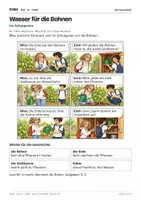 Vorschau - Stundenentwürfe - DaZ A1: Wasser für die Bohnen – Comic, Aufgaben und Lösungen - Seite 1