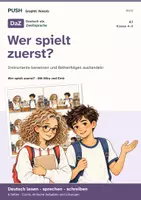 Vorschau - Stundenentwürfe - DaZ A1: Wer spielt zuerst? – Comic, Aufgaben und Lösungen - Deckblatt