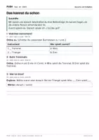 Vorschau - Stundenentwürfe - DaZ A1: Wer spielt zuerst? – Comic, Aufgaben und Lösungen - Seite 2